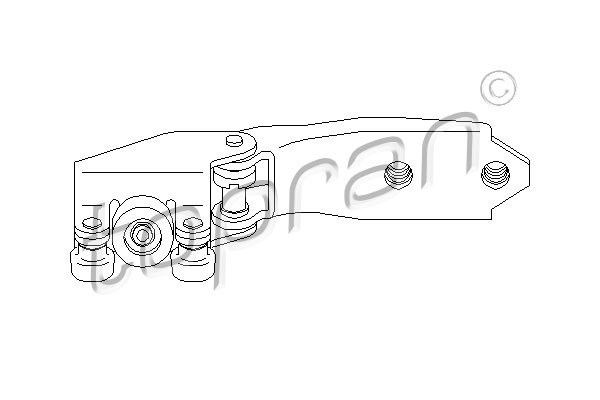 TOPRAN Rollenführung, Schiebetür