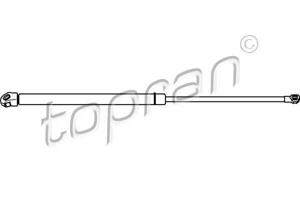 TOPRAN Gasfeder, Koffer-/Laderaum