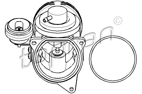 TOPRAN AGR-Ventil
