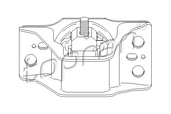 TOPRAN Lagerung, Motor