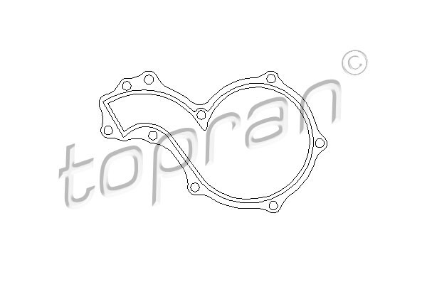 TOPRAN Dichtung, Wasserpumpe