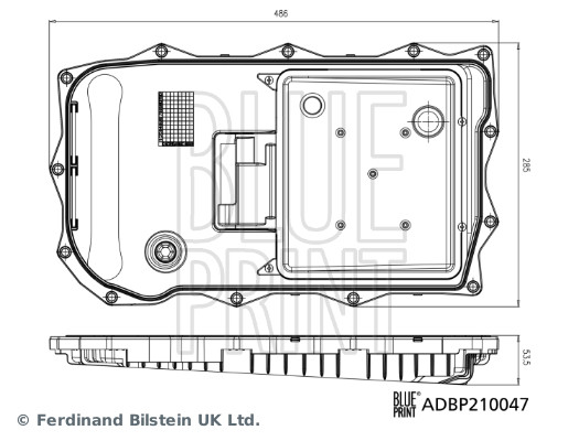 BLUE PRINT Hydraulikfilter, Automatikgetriebe