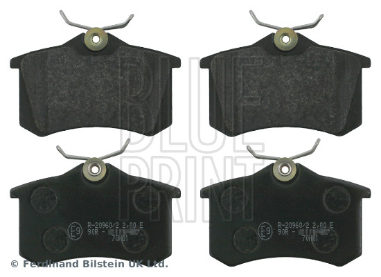 BLUE PRINT Bremsbelagsatz, Scheibenbremse