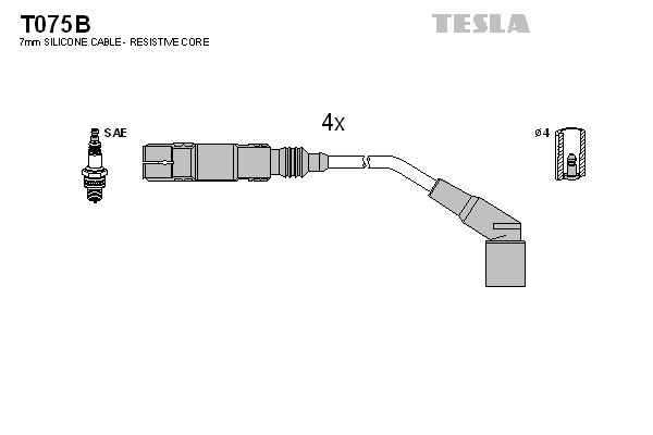 TESLA Zündleitungssatz