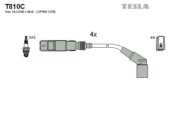 TESLA Zündleitungssatz TESLA Zündleitungssatz