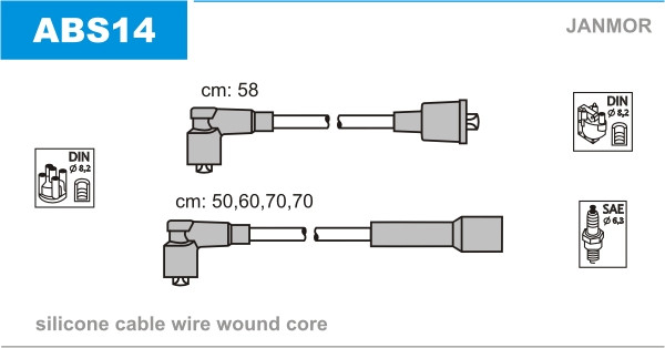 JANMOR Zündleitungssatz