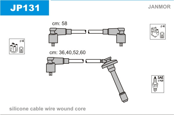 JANMOR Zündleitungssatz