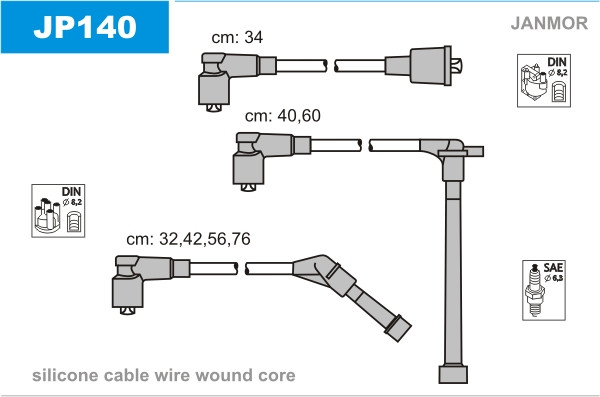 JANMOR Zündleitungssatz