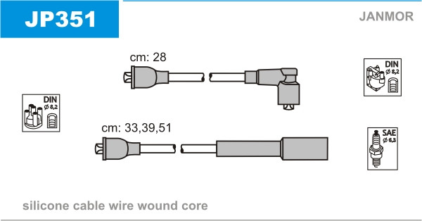 JANMOR Zündleitungssatz