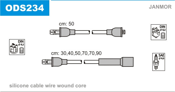 JANMOR Zündleitungssatz