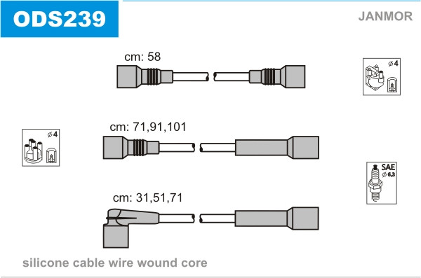 JANMOR Zündleitungssatz
