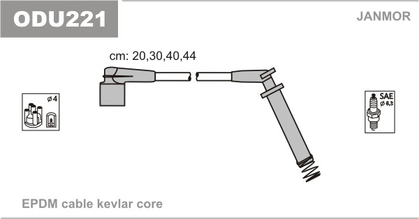 JANMOR Zündleitungssatz