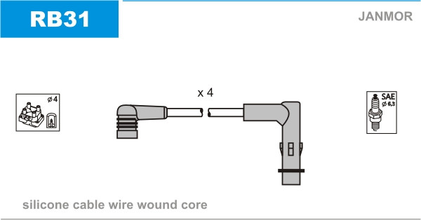 JANMOR Zündleitungssatz
