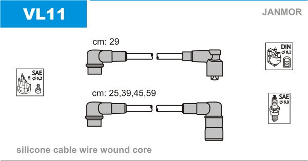 JANMOR Zündleitungssatz