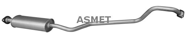 ASMET Mittelschalldämpfer