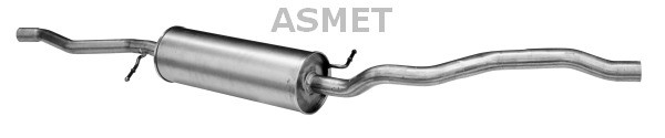 ASMET Mittelschalldämpfer