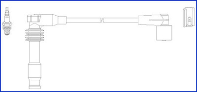 HITACHI Zündleitungssatz