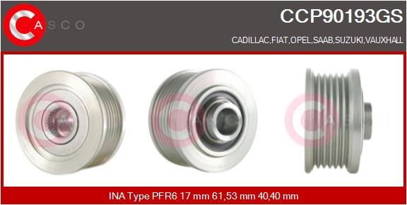 CASCO Riemenscheibe, Generator