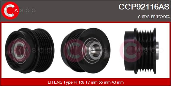 CASCO Riemenscheibe, Generator