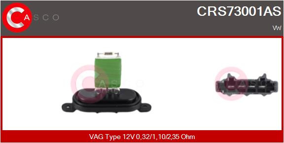 CASCO Widerstand, Innenraumgebläse