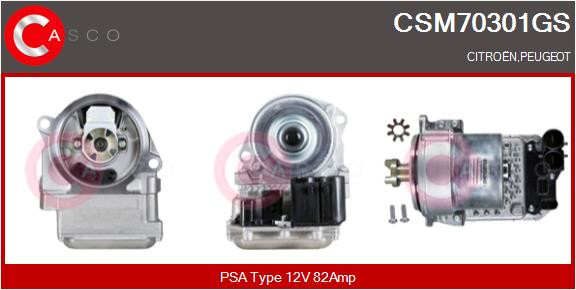CASCO Elektromotor, Lenkgetriebe