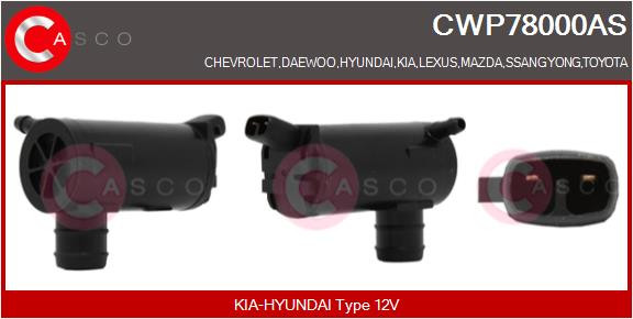 CASCO Waschwasserpumpe, Scheibenreinigung CASCO Waschwasserpumpe, Scheibenreinigung