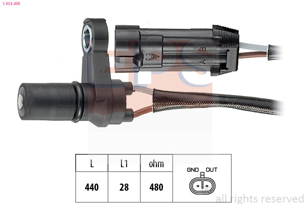 EPS Drehzahlsensor, Automatikgetriebe