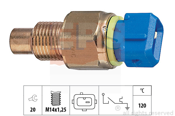 EPS Temperaturschalter, Kühlmittelwarnlampe