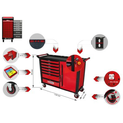 KS TOOLS Druckluftreifenprüfer/-füller