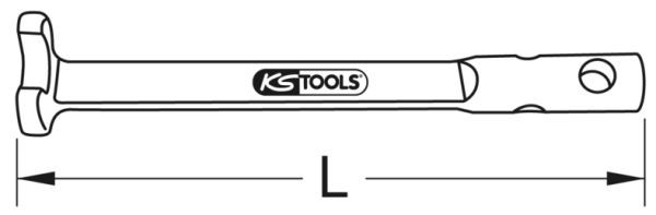 KS TOOLS Halter, Lochplattenwand