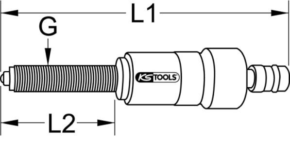 KS TOOLS Vergrößerungs-/Reduzieradapter-Satz, Knarre
