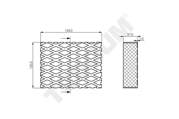 TEDGUM Auflagenteller, Rangierheber