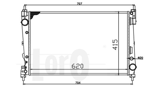 ABAKUS Kühler, Motorkühlung
