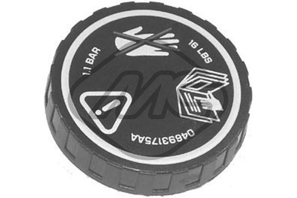 Metalcaucho Verschlussdeckel, Kühlmittelbehälter