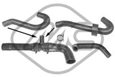 Metalcaucho Schlauch, Wärmetauscher (Heizung)