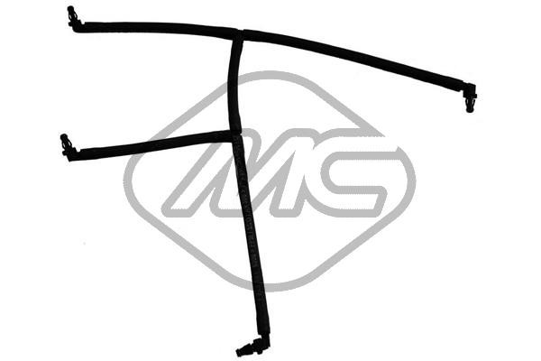 Metalcaucho Schlauch, Leckkraftstoff