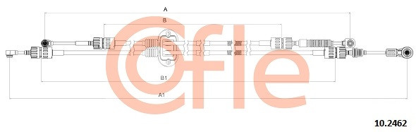 COFLE Seilzug, Schaltgetriebe