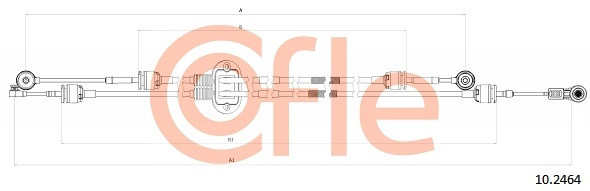 COFLE Seilzug, Schaltgetriebe