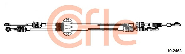 COFLE Seilzug, Schaltgetriebe