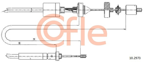 COFLE Seilzug, Kupplungsbetätigung
