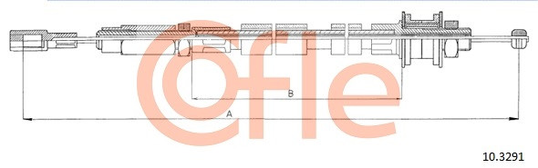 COFLE Seilzug, Kupplungsbetätigung