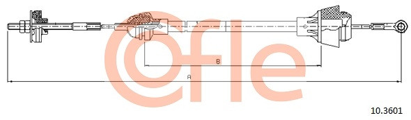 COFLE Seilzug, Kupplungsbetätigung