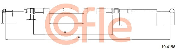 COFLE Seilzug, Feststellbremse