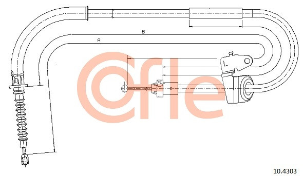 COFLE Seilzug, Feststellbremse