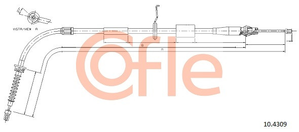 COFLE Seilzug, Feststellbremse