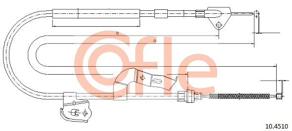 COFLE Seilzug, Feststellbremse