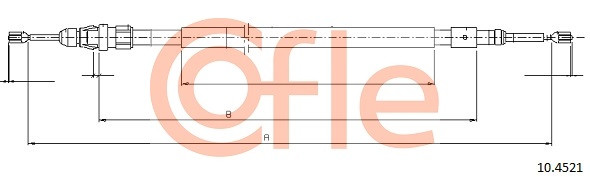 COFLE Seilzug, Feststellbremse
