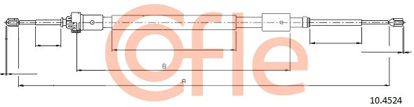 COFLE Seilzug, Feststellbremse