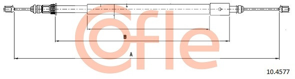 COFLE Seilzug, Feststellbremse