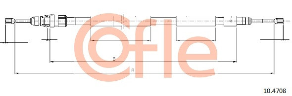 COFLE Seilzug, Feststellbremse